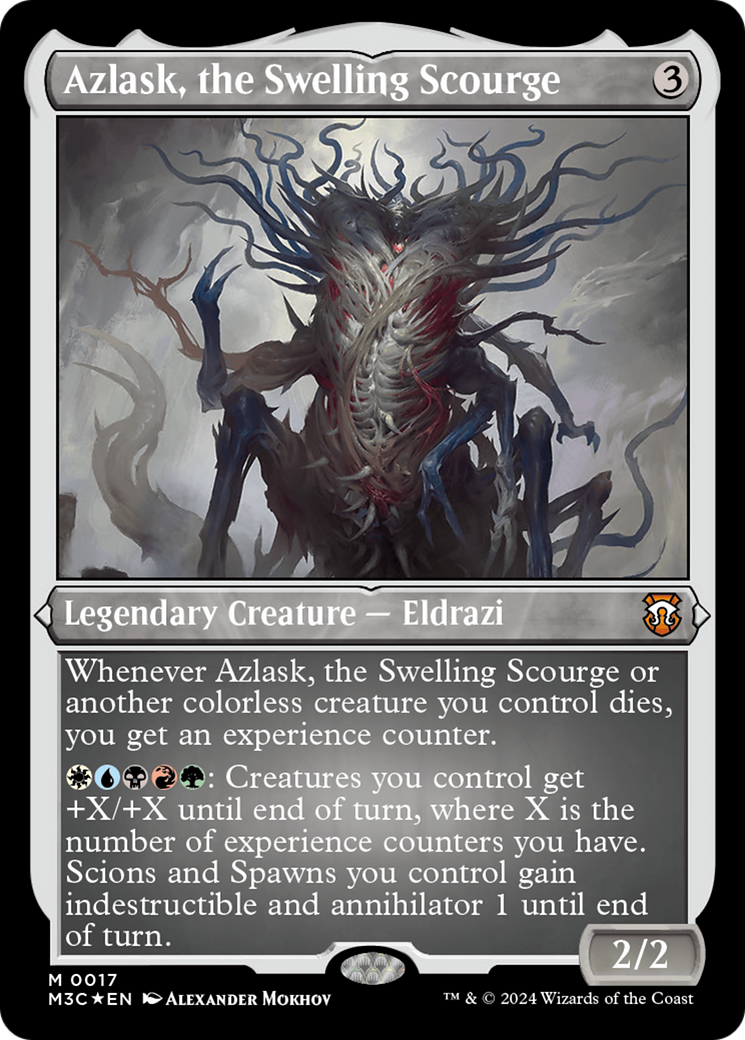 Azlask, the Swelling Scourge (Foil Etched) [Modern Horizons 3 Commander] | I Want That Stuff Brandon