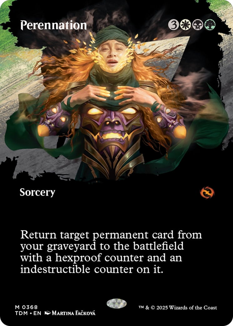 Perennation (Borderless) [Tarkir: Dragonstorm] | I Want That Stuff Brandon