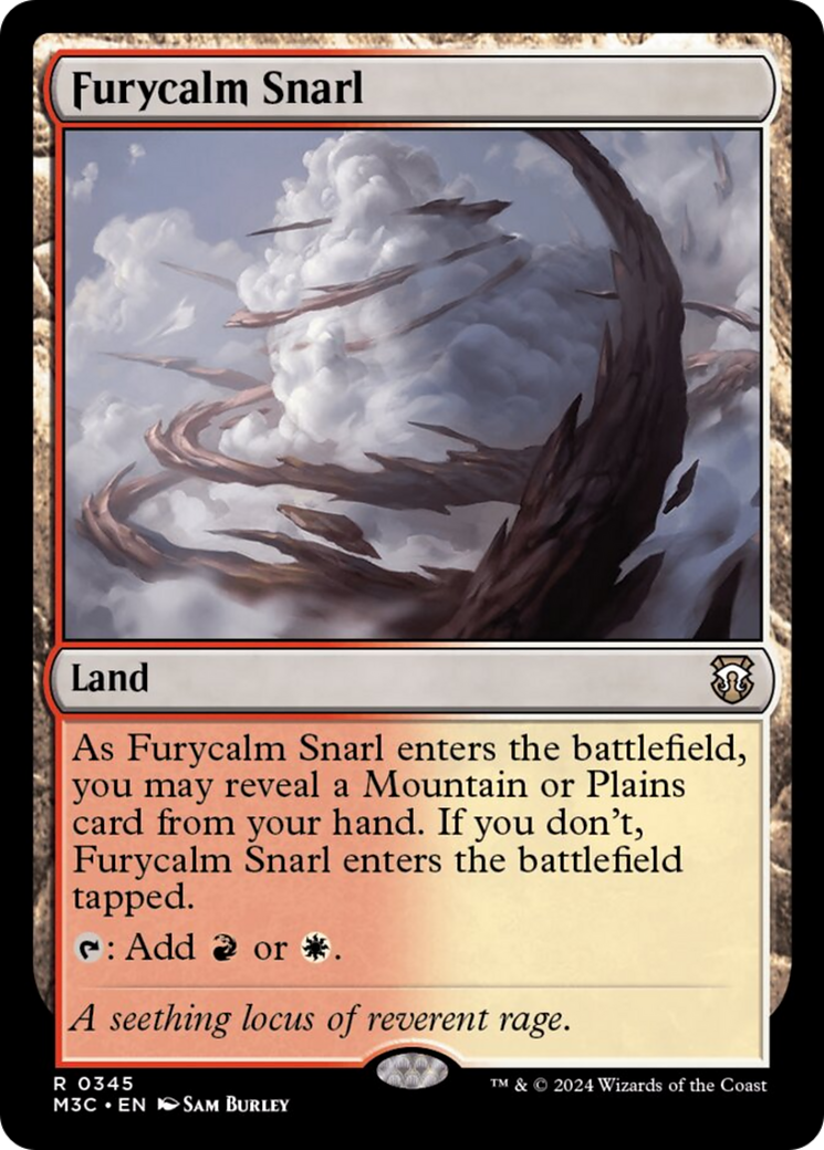 Furycalm Snarl (Ripple Foil) [Modern Horizons 3 Commander] | I Want That Stuff Brandon