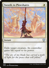 Swords to Plowshares [Phyrexia: All Will Be One Commander] | I Want That Stuff Brandon