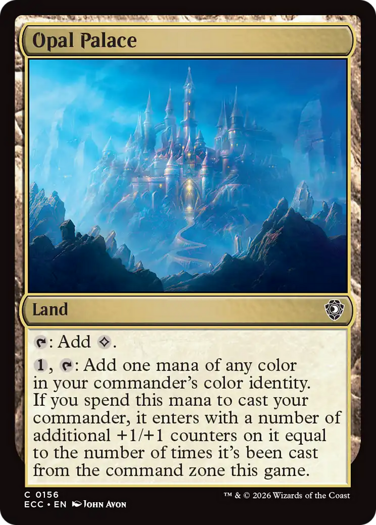 Opal Palace [Lorwyn Eclipsed Commander] | I Want That Stuff Brandon