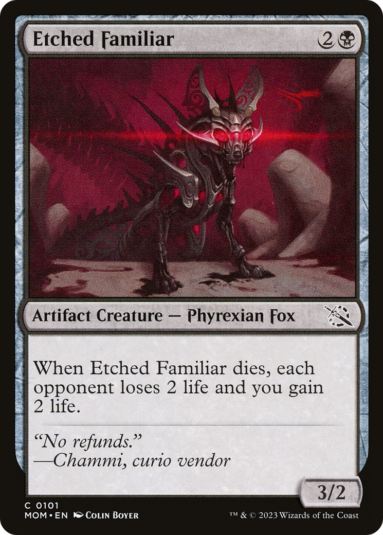 Etched Familiar [March of the Machine] | I Want That Stuff Brandon