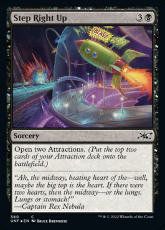 Step Right Up (Galaxy Foil) [Unfinity] | I Want That Stuff Brandon