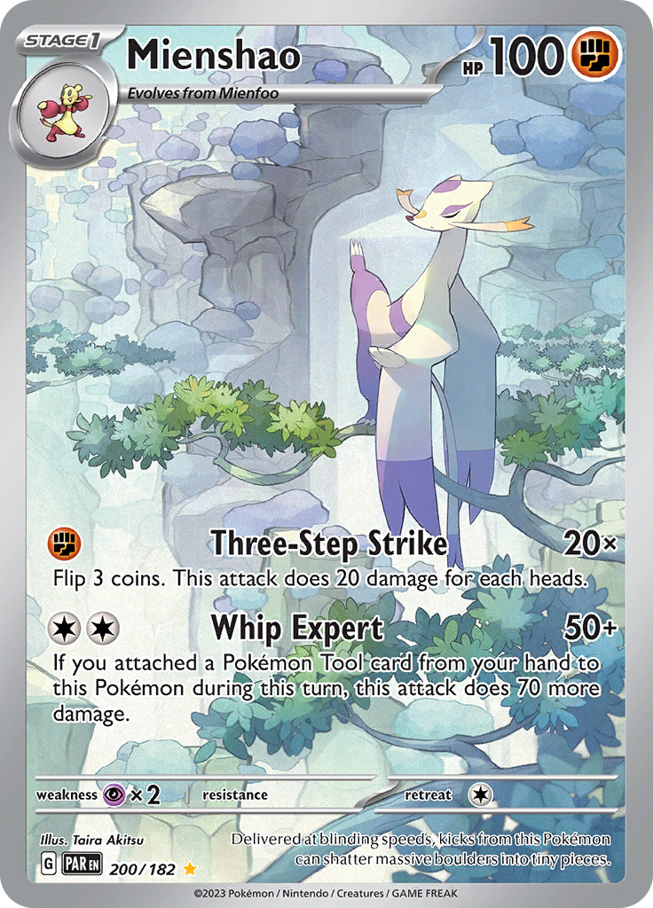 Mienshao (200/182) [Scarlet & Violet: Paradox Rift] | I Want That Stuff Brandon