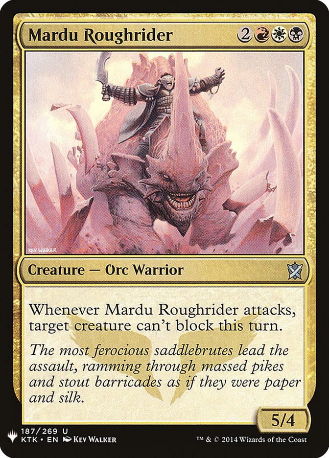 Mardu Roughrider [Mystery Booster] | I Want That Stuff Brandon