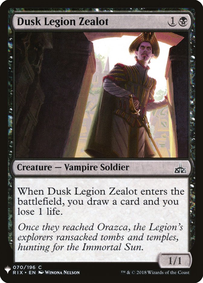 Dusk Legion Zealot [Mystery Booster] | I Want That Stuff Brandon