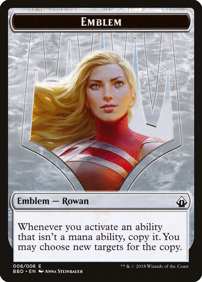 Rowan Kenrith Emblem [Battlebond Tokens] | I Want That Stuff Brandon