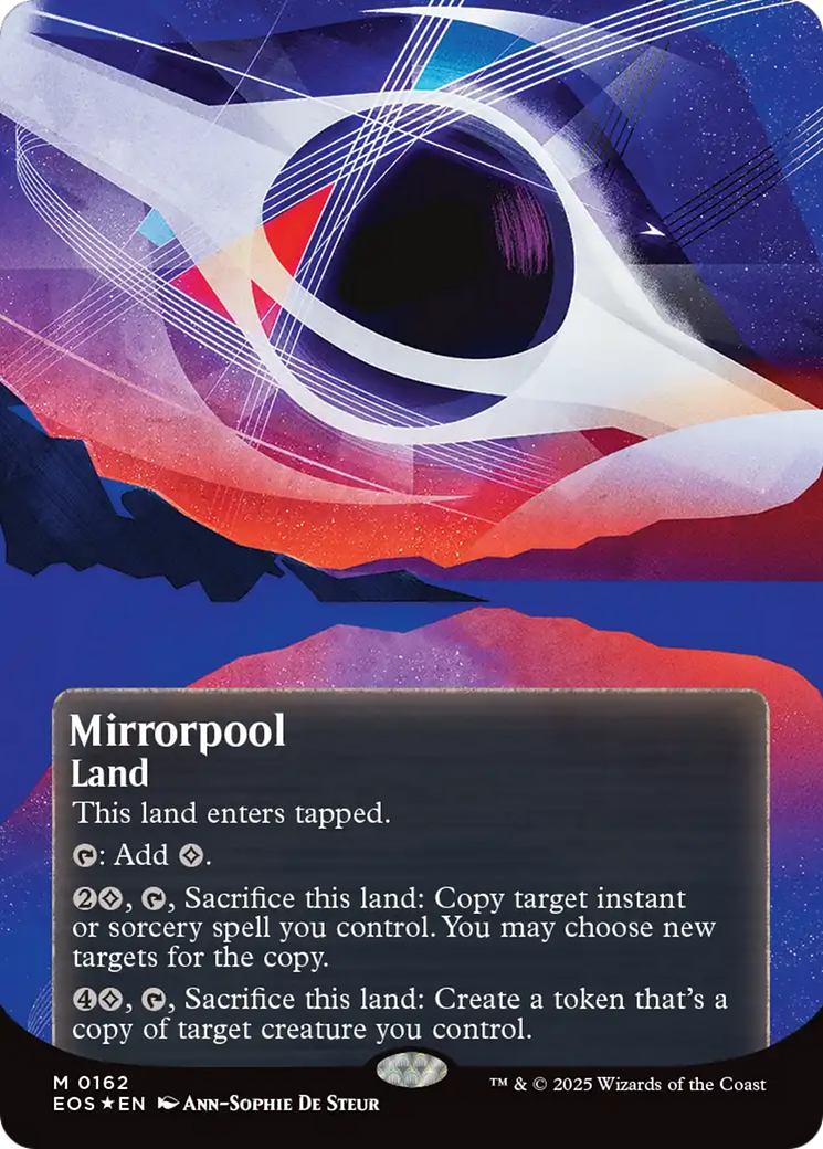 Mirrorpool (0162) (Borderless) (Galaxy Foil) [Edge of Eternities: Stellar Sights] | I Want That Stuff Brandon