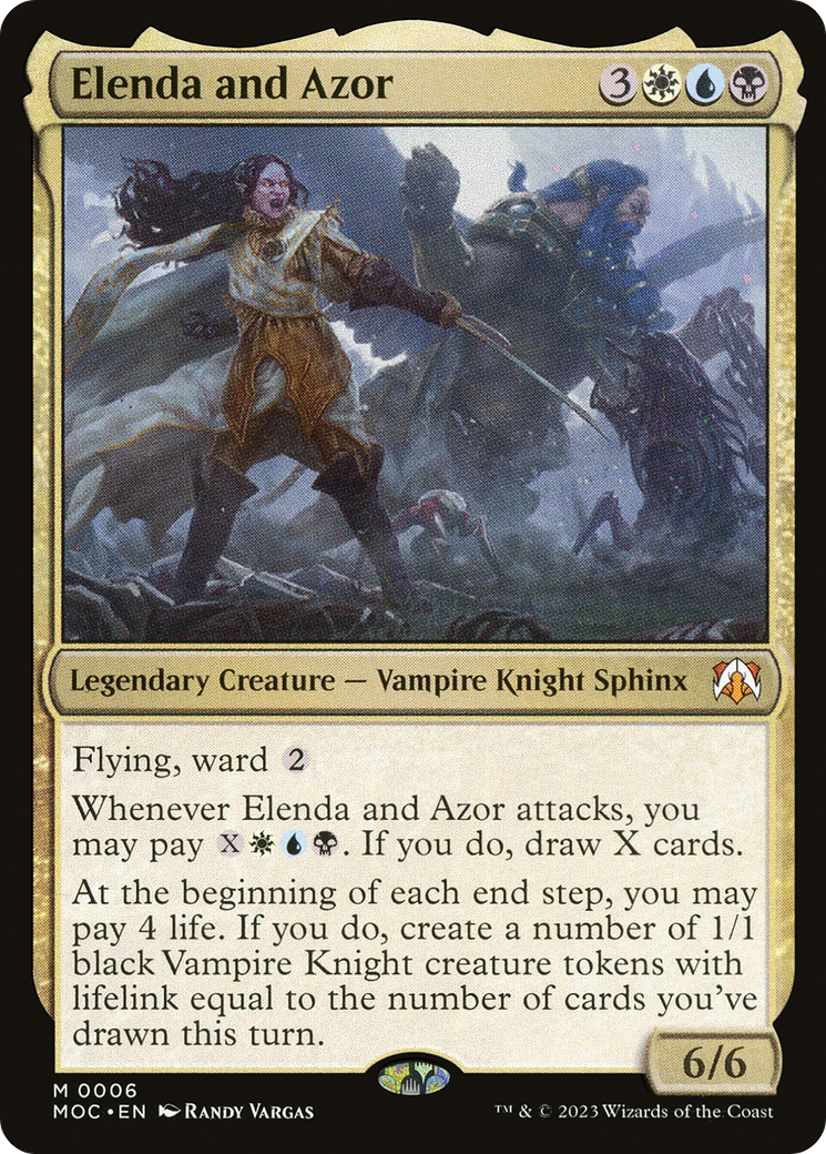 Elenda and Azor [March of the Machine Commander] | I Want That Stuff Brandon