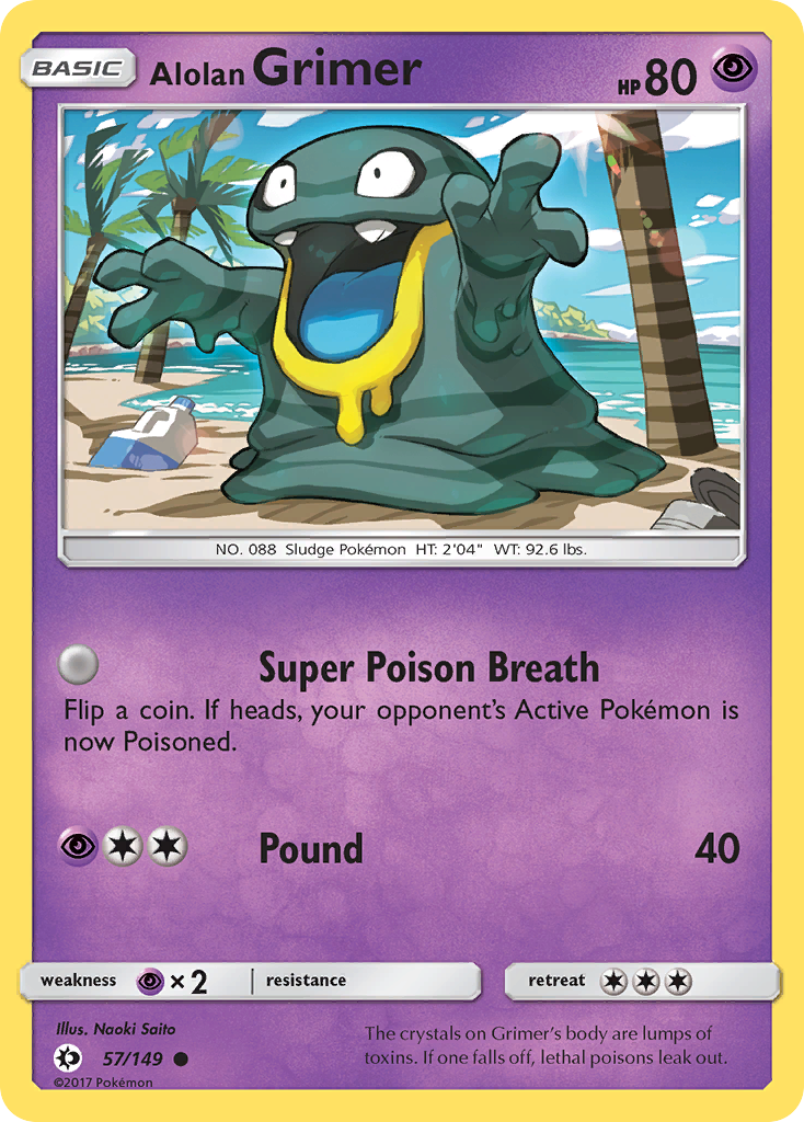 Alolan Grimer (57/149) [Sun & Moon: Base Set] | I Want That Stuff Brandon