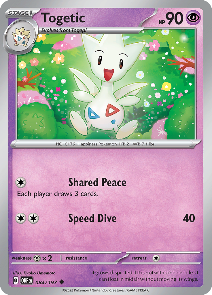 Togetic (084/197) [Scarlet & Violet: Obsidian Flames] | I Want That Stuff Brandon