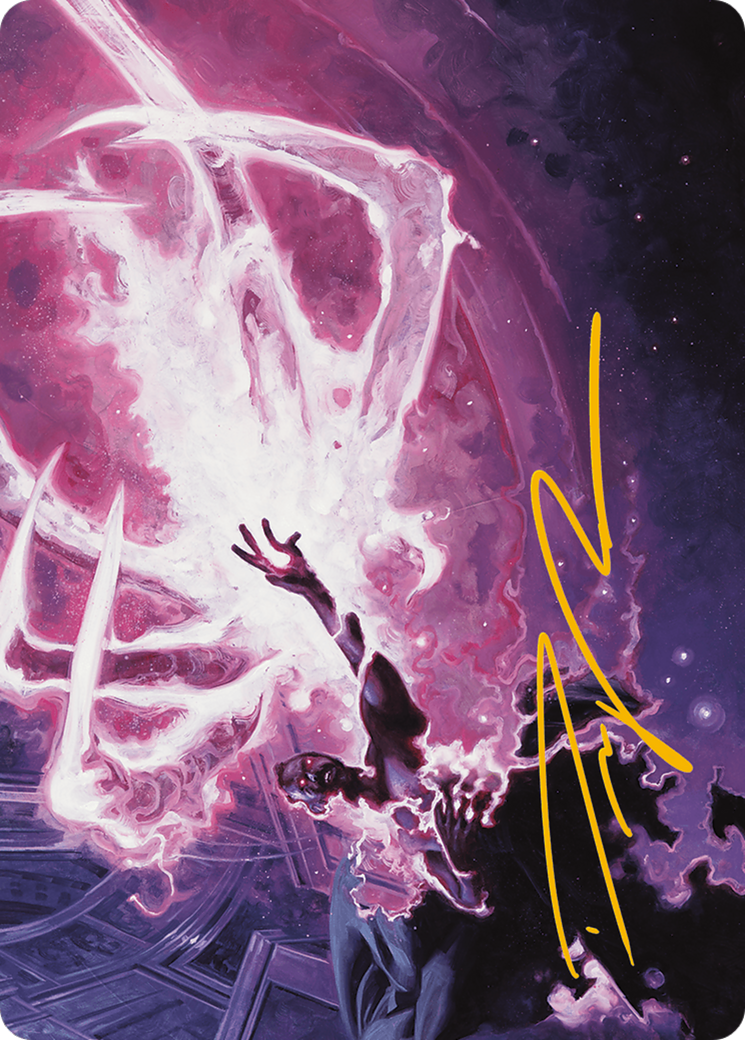 Flare of Malice Art Card (Gold-Stamped Signature) [Modern Horizons 3 Art Series] | I Want That Stuff Brandon