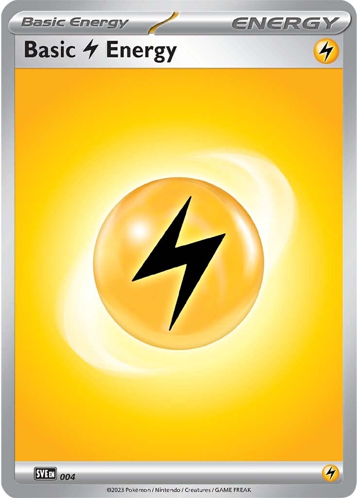 Lightning Energy (004) [Scarlet & Violet: Base Set] | I Want That Stuff Brandon