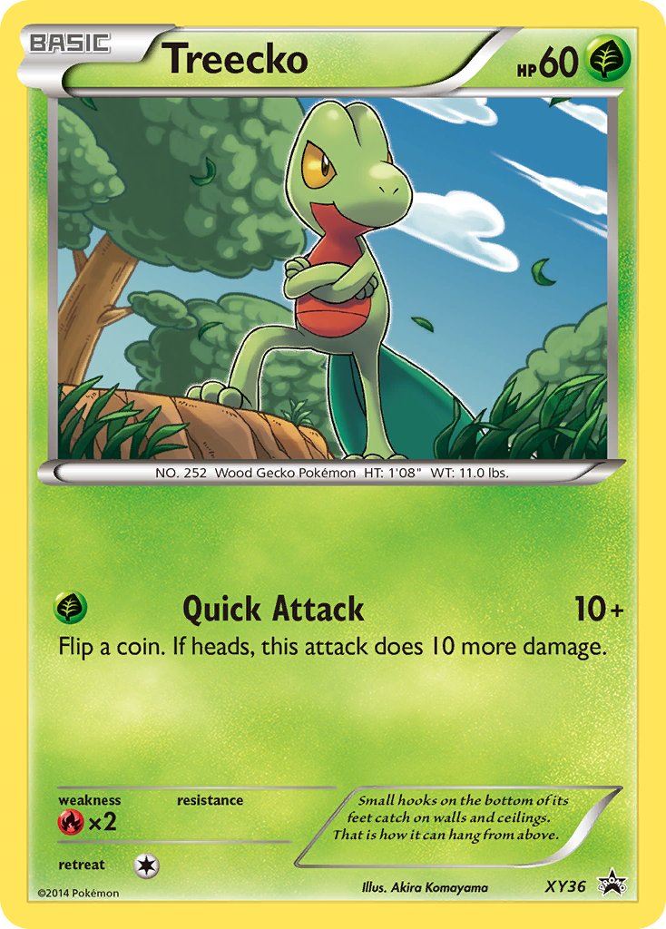 Treecko (XY36) [XY: Black Star Promos] | I Want That Stuff Brandon