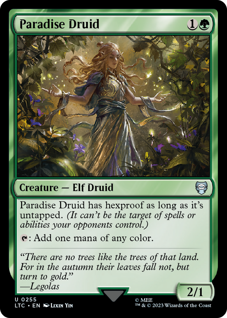 Paradise Druid [The Lord of the Rings: Tales of Middle-Earth Commander] | I Want That Stuff Brandon