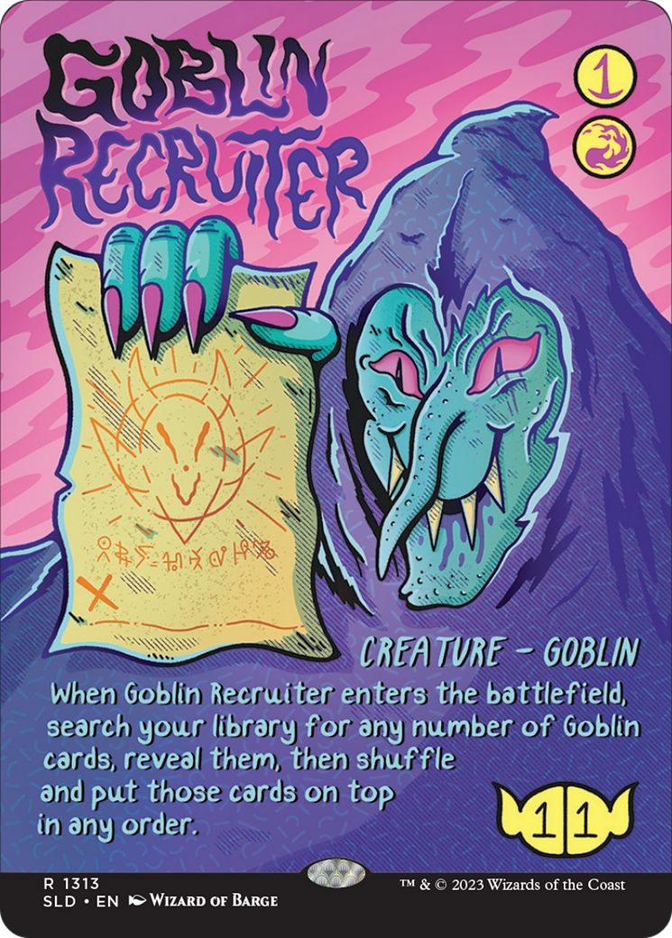 Goblin Recruiter (Rainbow Foil) [Secret Lair Drop Series] | I Want That Stuff Brandon
