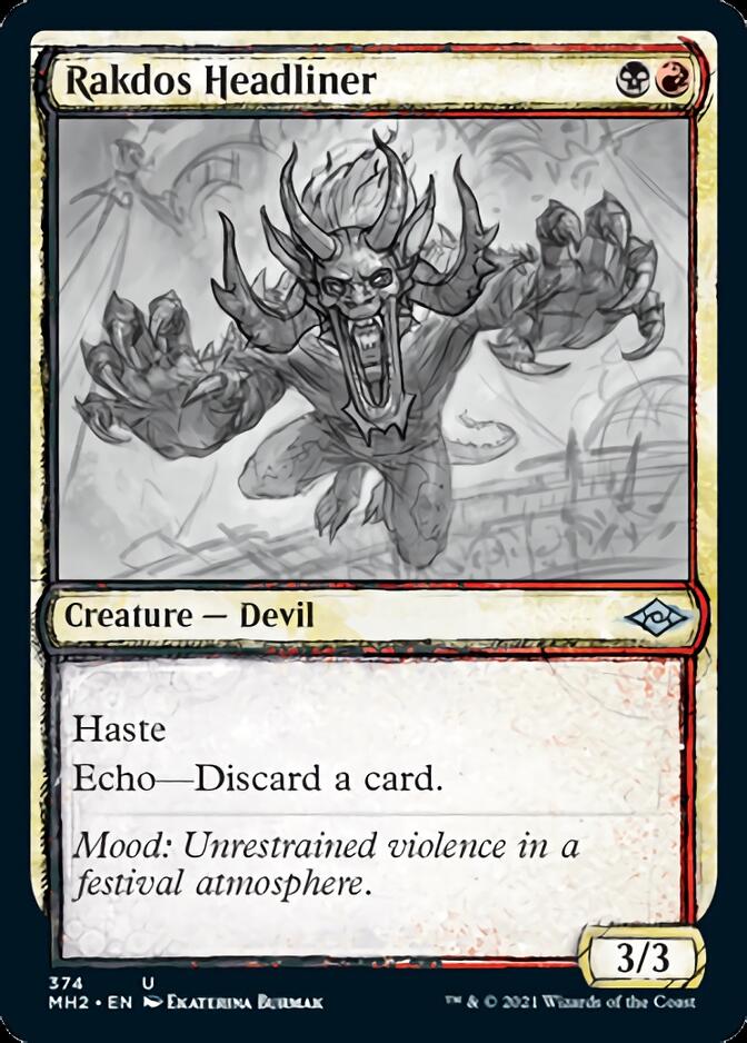 Rakdos Headliner (Sketch) [Modern Horizons 2] | I Want That Stuff Brandon