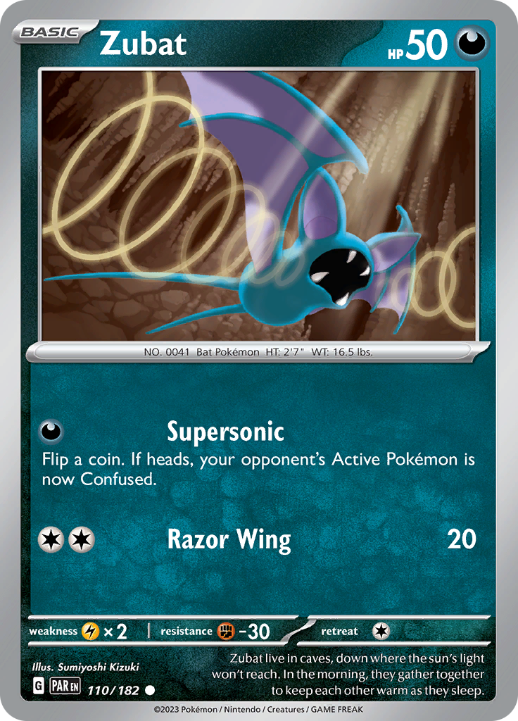 Zubat (110/182) [Scarlet & Violet: Paradox Rift] | I Want That Stuff Brandon