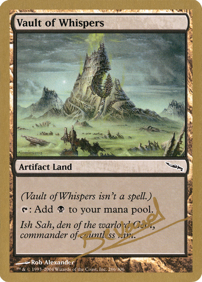 Vault of Whispers (Manuel Bevand) [World Championship Decks 2004] | I Want That Stuff Brandon