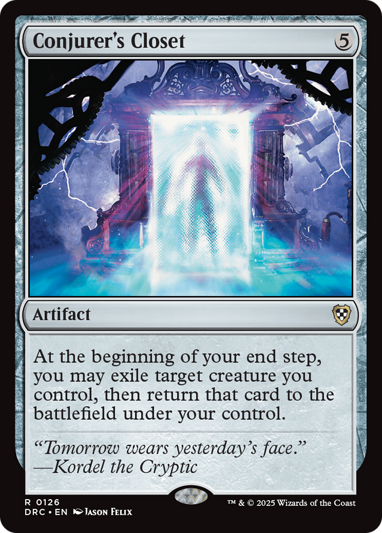 Conjurer's Closet [Aetherdrift Commander] | I Want That Stuff Brandon