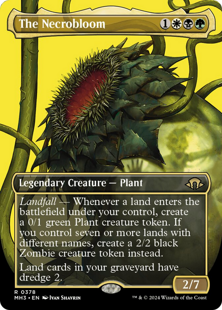 The Necrobloom (Borderless) [Modern Horizons 3] | I Want That Stuff Brandon