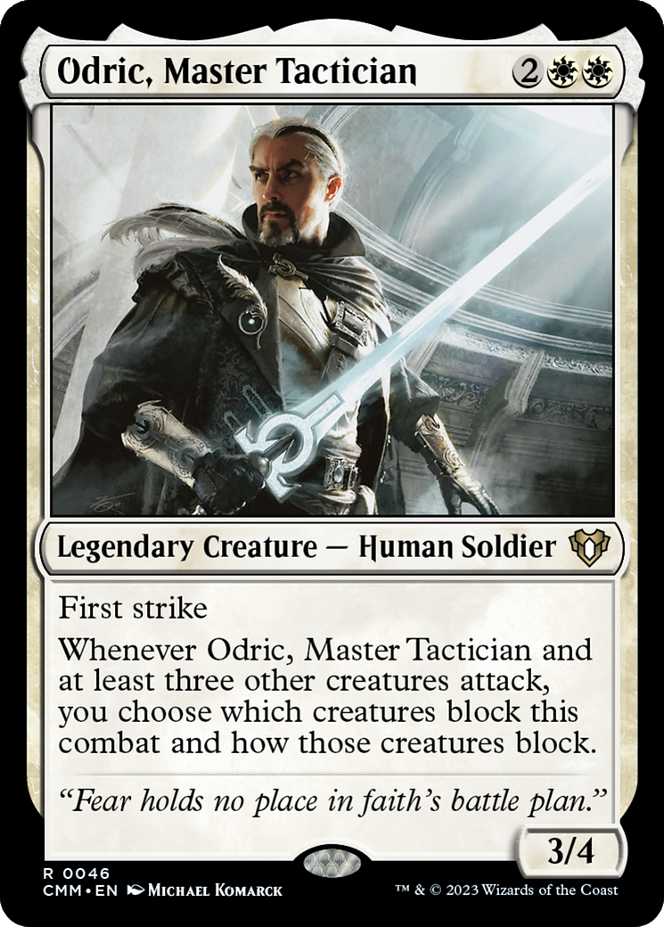 Odric, Master Tactician [Commander Masters] | I Want That Stuff Brandon