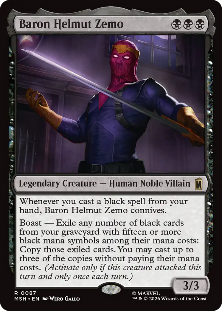 Baron Helmut Zemo [Marvel Super Heroes] | I Want That Stuff Brandon