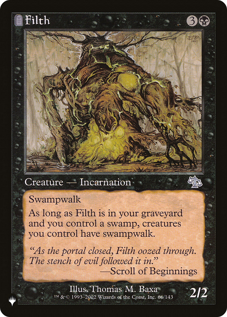 Filth [The List Reprints] | I Want That Stuff Brandon