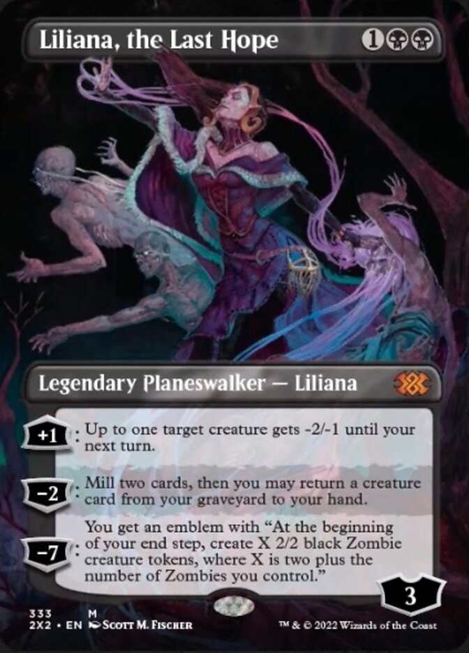 Liliana, the Last Hope (Borderless) [Double Masters 2022] | I Want That Stuff Brandon