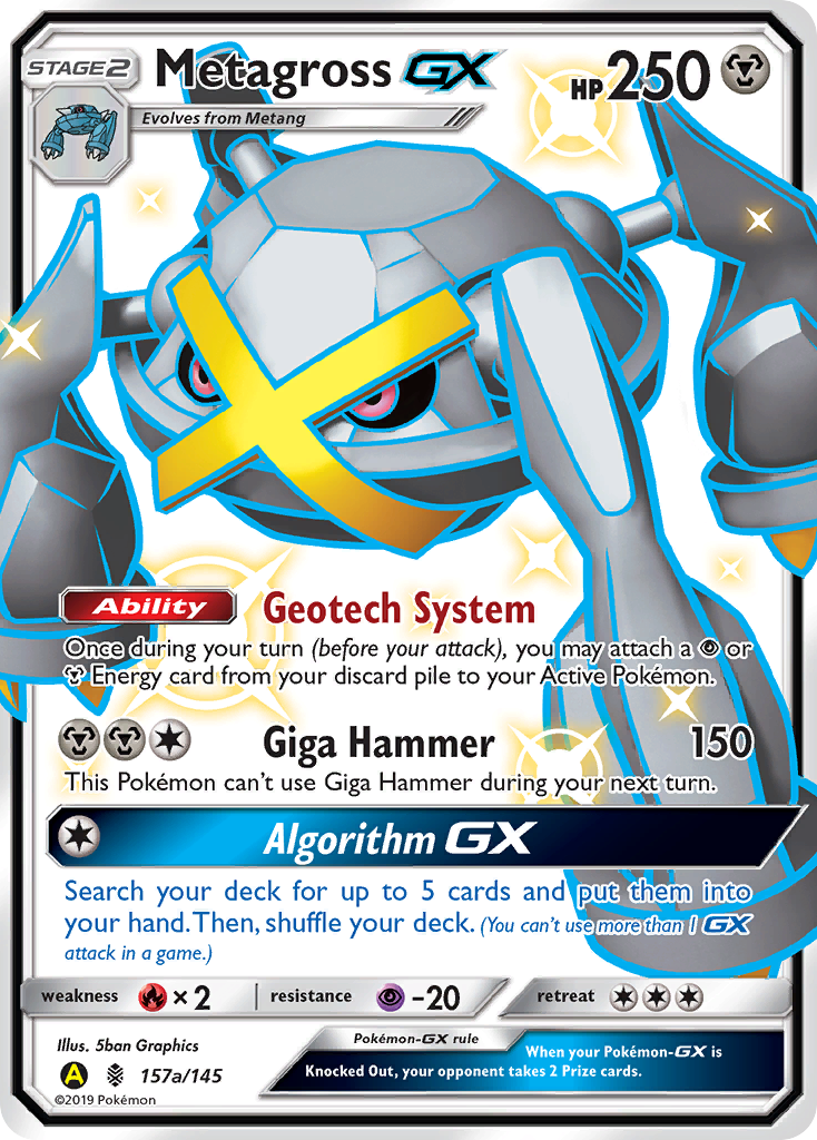 Metagross GX (157a/145) [Alternate Art Promos] | I Want That Stuff Brandon