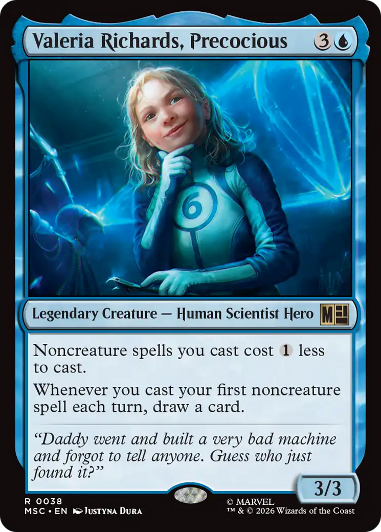 Valeria Richards, Precocious (Surge Foil) [Marvel Super Heroes Commander] | I Want That Stuff Brandon
