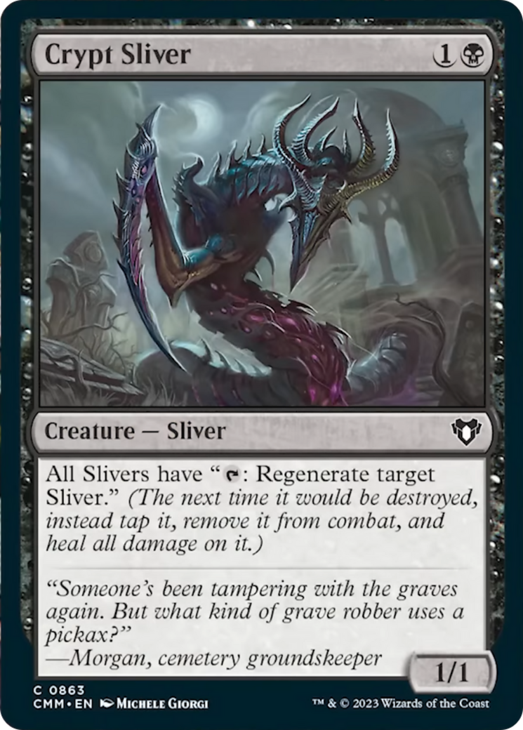 Crypt Sliver [Commander Masters] | I Want That Stuff Brandon