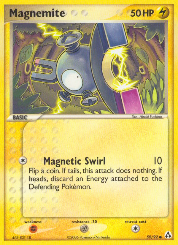 Magnemite (59/92) [EX: Legend Maker] | I Want That Stuff Brandon