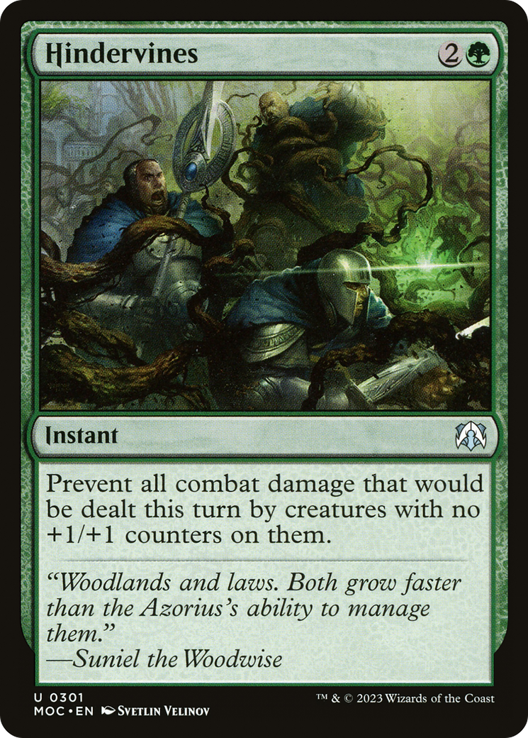 Hindervines [March of the Machine Commander] | I Want That Stuff Brandon
