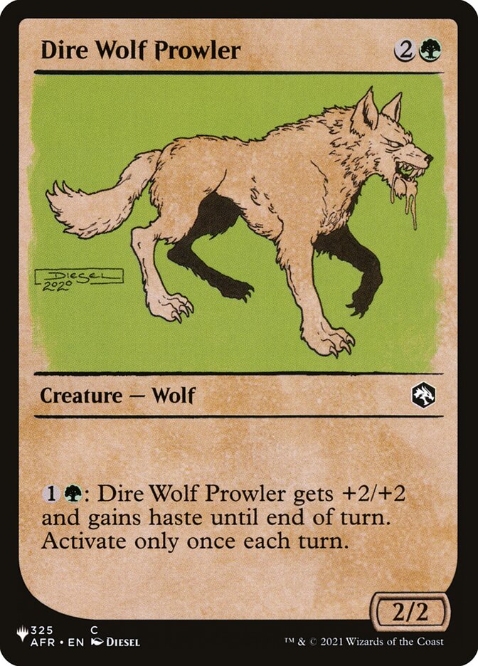 Dire Wolf Prowler (Showcase) [The List] | I Want That Stuff Brandon