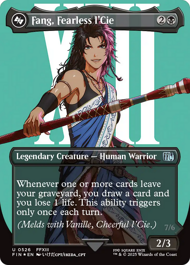 Fang, Fearless l'Cie (Borderless) (Surge Foil) [FINAL FANTASY] | I Want That Stuff Brandon