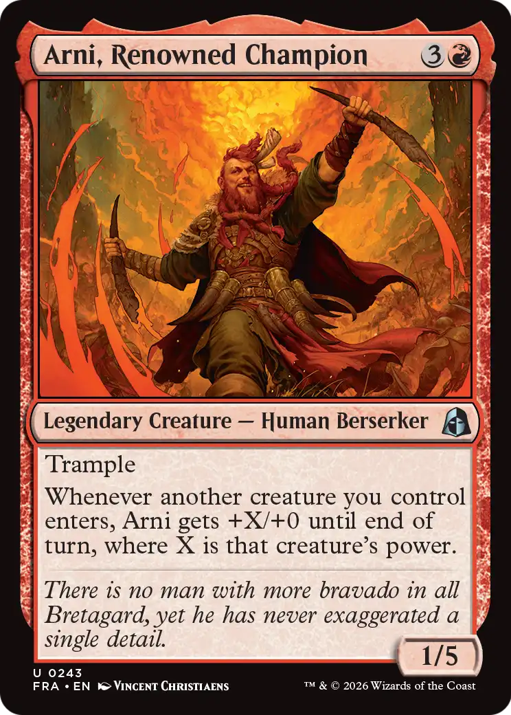Arni, Renowned Champion [Reality Fracture] | I Want That Stuff Brandon