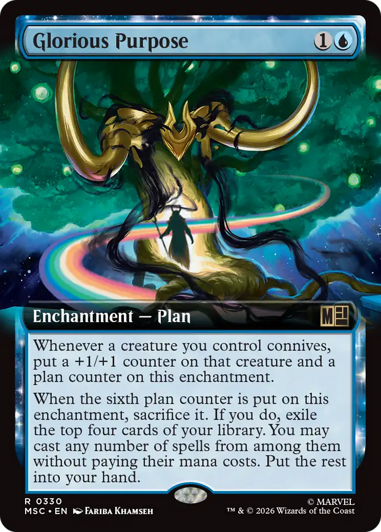 Glorious Purpose (Extended Art) [Marvel Super Heroes Commander] | I Want That Stuff Brandon