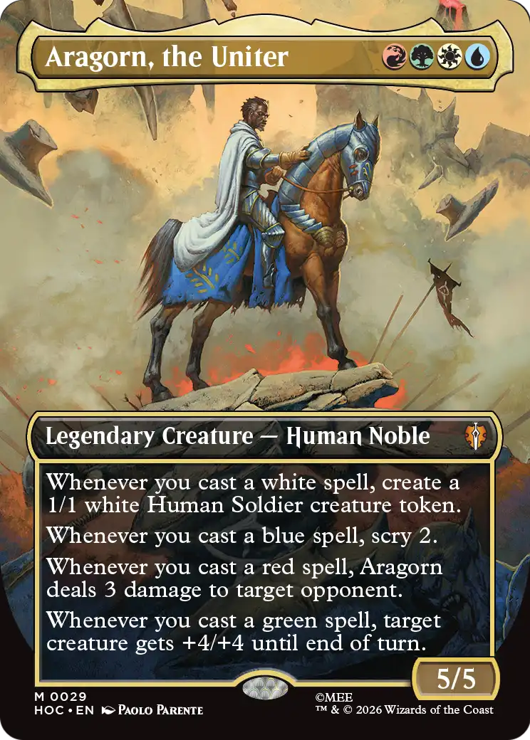Aragorn, the Uniter (Borderless) [The Hobbit: Eternal-Legal] | I Want That Stuff Brandon