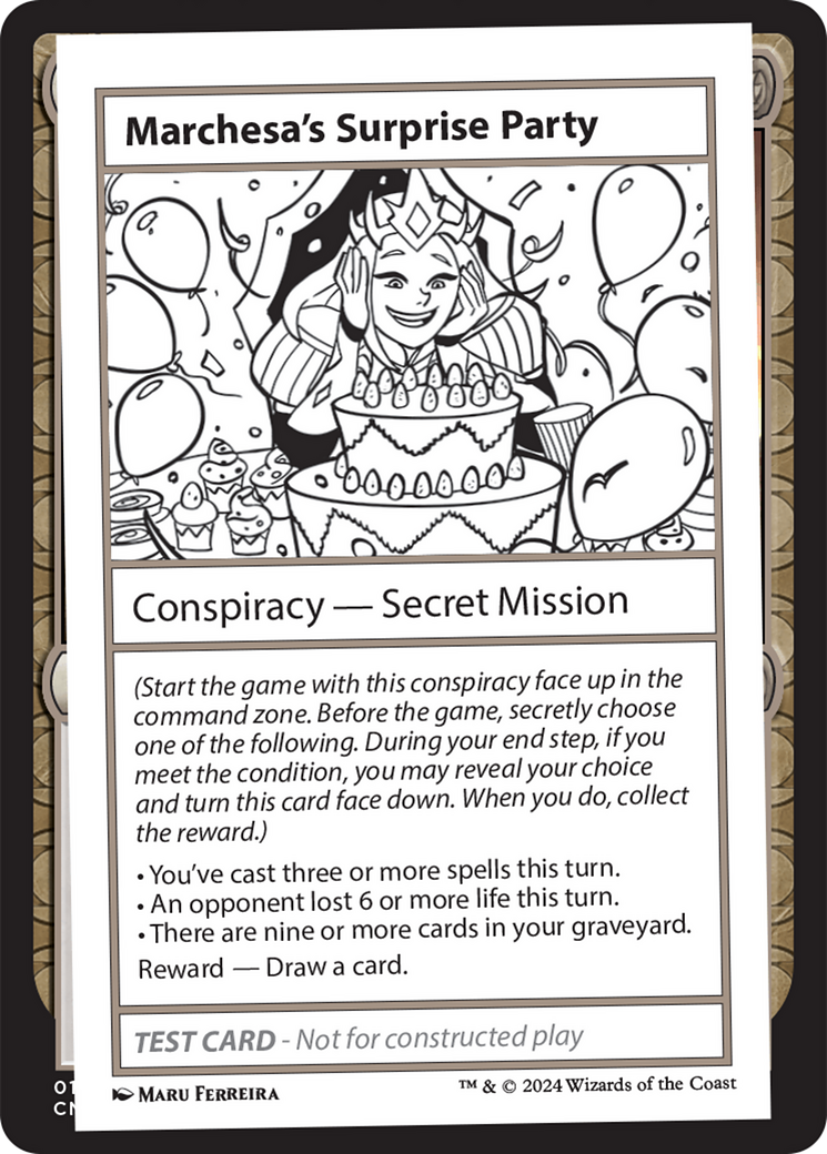 Marchesa's Surprise Party [Mystery Booster 2 Playtest Cards] | I Want That Stuff Brandon