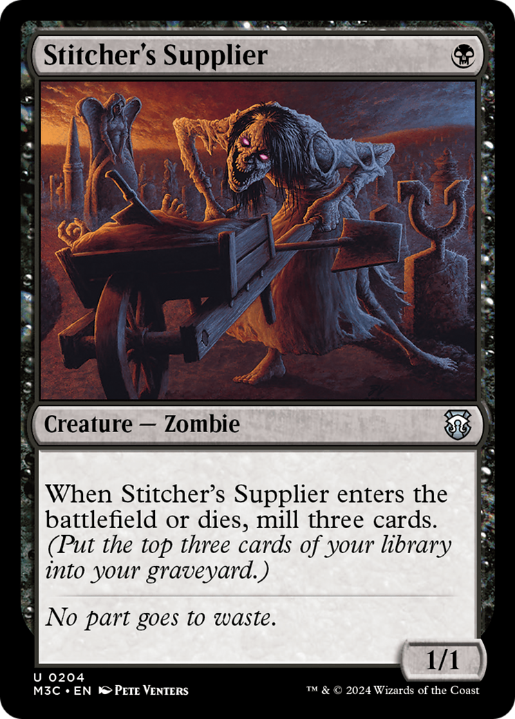 Stitcher's Supplier (Ripple Foil) [Modern Horizons 3 Commander] | I Want That Stuff Brandon