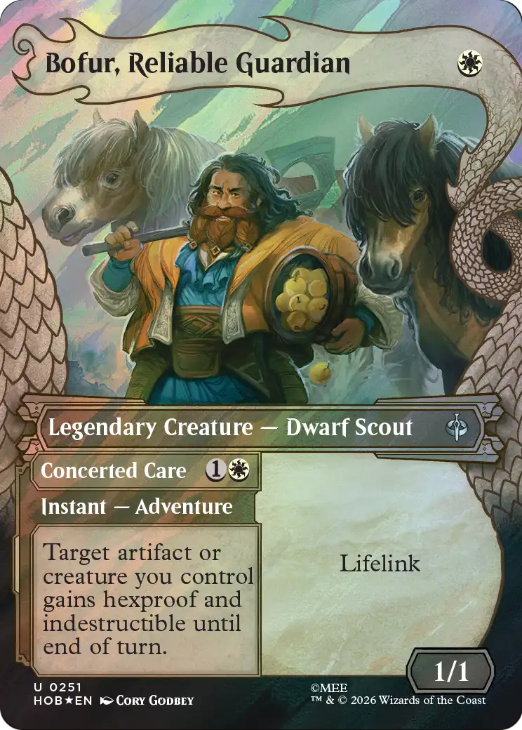 Bofur, Reliable Guardian (Showcase) (Surge Foil) [The Hobbit] | I Want That Stuff Brandon