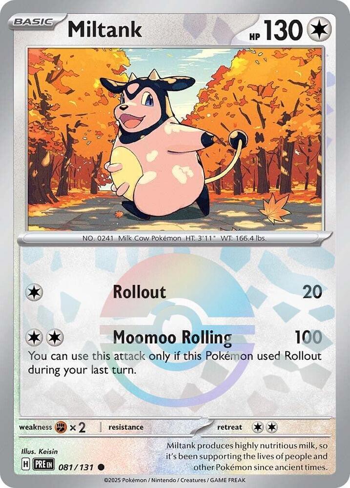 Miltank (081/131) (Poke Ball Pattern) [Scarlet & Violet: Prismatic Evolutions] | I Want That Stuff Brandon