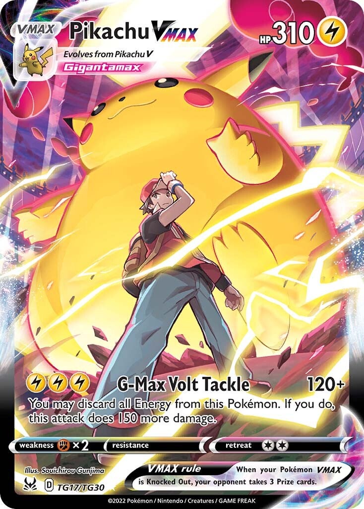 Pikachu VMAX (TG17/TG30) [Sword & Shield: Lost Origin] | I Want That Stuff Brandon