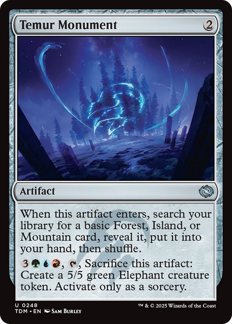 Temur Monument [Tarkir: Dragonstorm] | I Want That Stuff Brandon