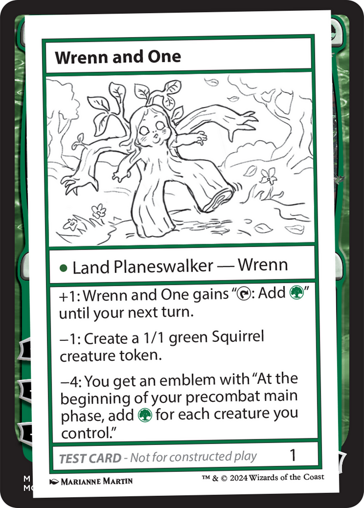 Wrenn and One [Mystery Booster 2 Playtest Cards] | I Want That Stuff Brandon