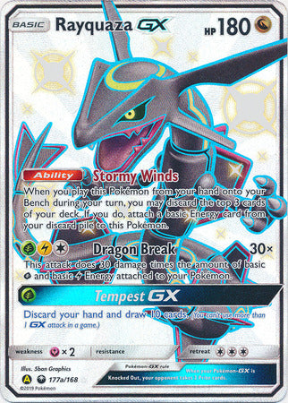 Rayquaza GX (177a/168) (Jumbo Card) [Sun & Moon: Celestial Storm] | I Want That Stuff Brandon