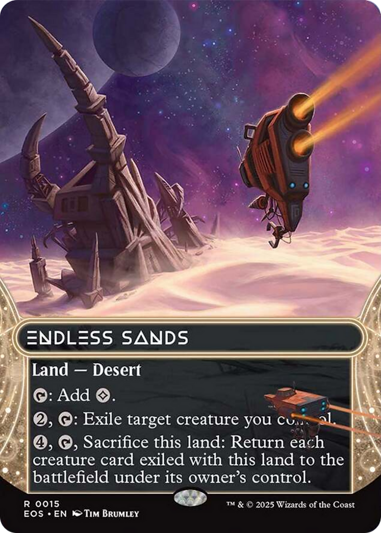 Endless Sands (0015) (Borderless) [Edge of Eternities: Stellar Sights] | I Want That Stuff Brandon