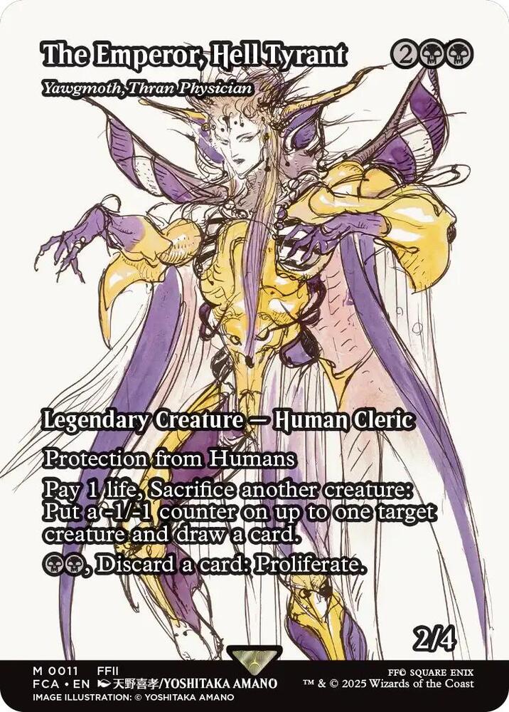 The Emperor, Hell Tyrant - Yawgmoth, Thran Physician (Showcase) [FINAL FANTASY : Through the Ages] | I Want That Stuff Brandon