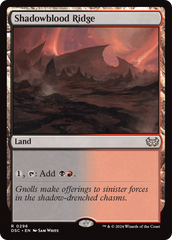 Shadowblood Ridge [Duskmourn: House of Horror Commander] | I Want That Stuff Brandon